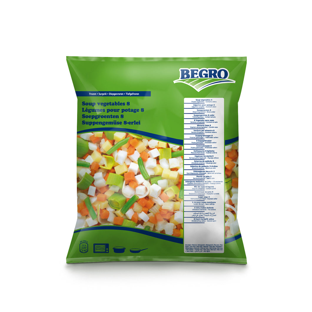 Begro Soup Veg 8 Ingr-1kg (10x1kg)