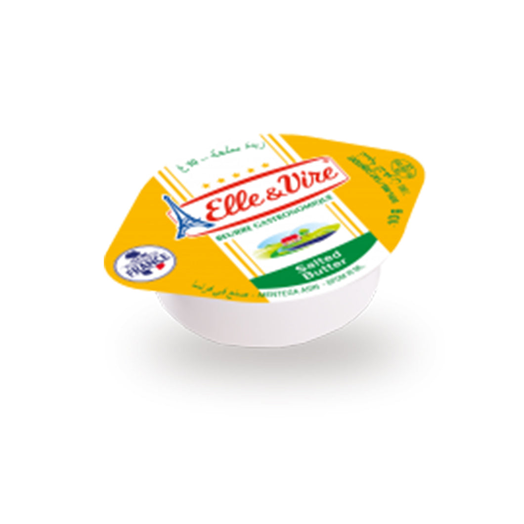 BUTTER SALTED PORTIONS 7G (PER KG)