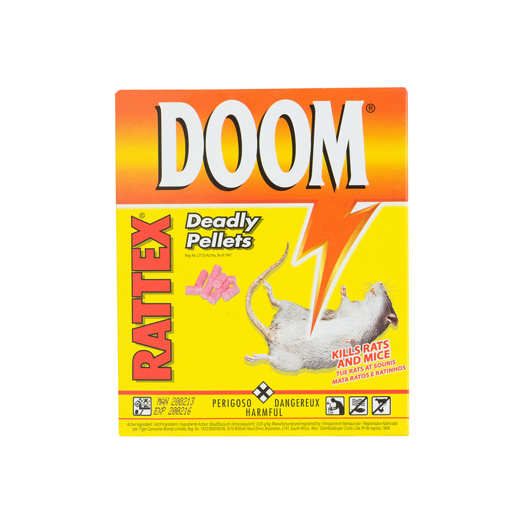 Doom Rattex Deadly Pellets (10X100g)