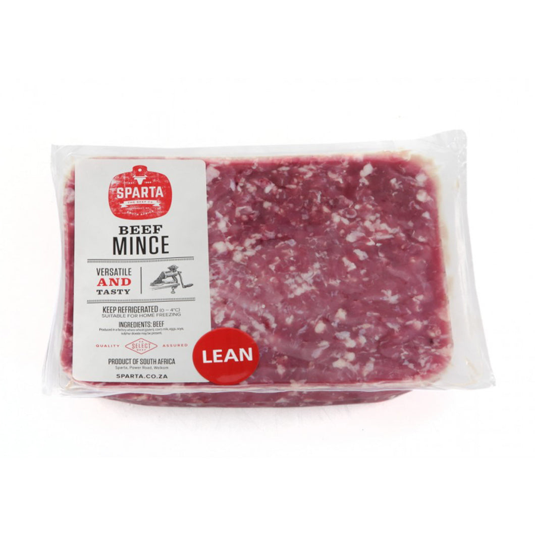 BEEF SPARTA MINCE 500G PP (PER KG)